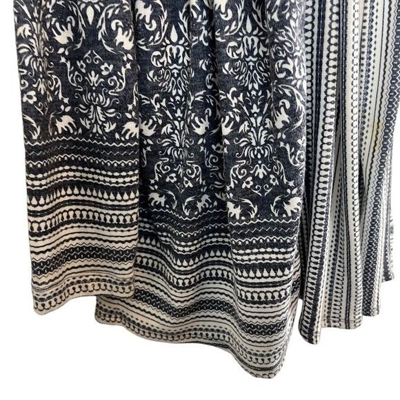 One September Anthropologie Womens Stretch Knit Navy Open Cardigan Sweater sz S - Picture 4 of 16